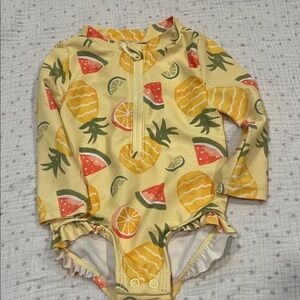 Fruit Print Baby Swimsuit